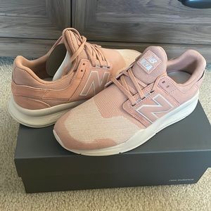New Balance Pink Womens Athletic Gym Shoes Item# WS247HPC NWT